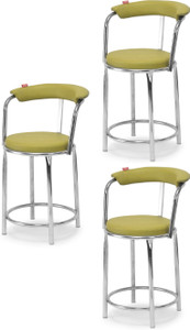 GOYALSON Steel Stool chair Home/Office/Visitor/Study/Executive/Computer Stool Metal Dining Chair
