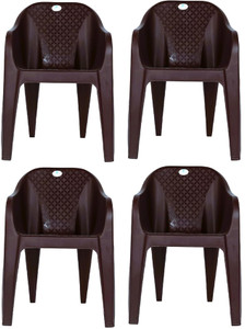 JOLLY Chairs set of 4 , Home, Office, Kitchen, Room, Strong and Sturdy Plastic Dining Chair