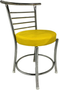 RW REST WELL RW-158 Comfortable Multi Purpose with a Leather Cushion Metal Dining Chair