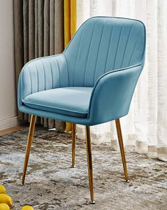 Chair Tech Lounge/Dinning/Accent living room Chairs with Engineered Metal Legs Solid Wood Dining Chair