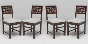 DITHA Solid Shesham Wood 4 Dining Chair For Dining Room | Kitchen | Hotel Solid Wood Dining Chair