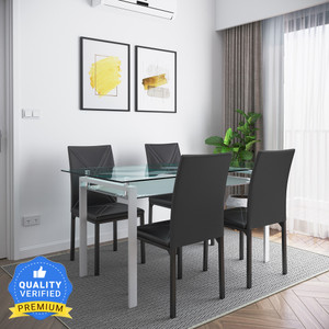 Flipkart Perfect Homes Luzon Metal 4 Seater Dining Set