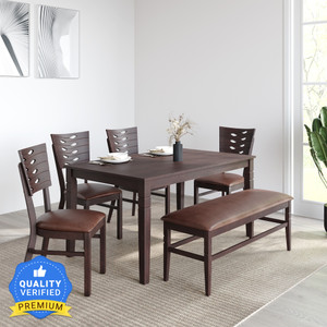 Nilkamal Fern Solid Wood 6 Seater Dining Set