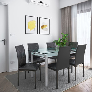 Flipkart Perfect Homes Luzon 6 Seater Metal Dining Set - Image 6