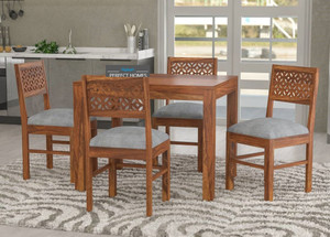 Flipkart Perfect Homes Pure Sheesham Wood Four Seater Dining Set Solid Wood 4 Seater Dining Set