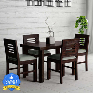 JeenWood Beautiful Dining Set In Sheesham Wood In Living Room Solid Wood 4 Seater Dining Set