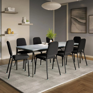 Interio by Godrej Franky and Kalyx Metal 8 Seater Dining Set