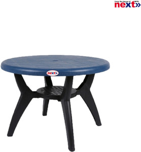 next NPPL NEPTUNE Heavy Duty Center | Round Table for Home,Garden, Office,Balcony, Outdoor Plastic 4 Seater Dining Table