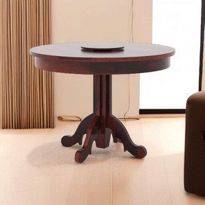Allie Wood Rosewood ( Sheesham ) Solid Wood 4 Seater Dining Table