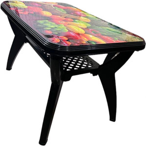 AAMROSE Plastic 4 Seater Dining Table