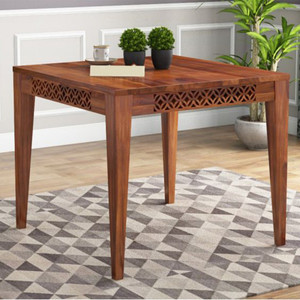 Mooncraft Furniture Solid Wood 4 Seater Dining Table