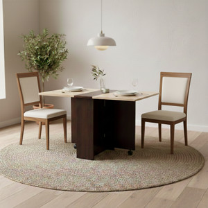 Madainaachi Furniture BoBo Folding / Extentable / Space Saving Dining Table Without Chairs Engineered Wood 4 Seater Dining Table