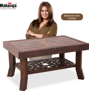 MAHARAJA Polo Plastic Coffee Table for Home Center Table for Living Room Tea Table Plastic 4 Seater Dining Table