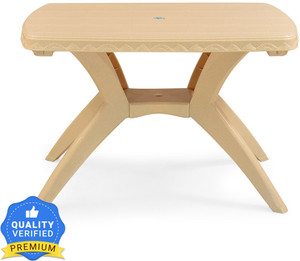 Nilkamal Shahenshah Kross Leg Rectangular 4 Seater Plastic Dining Table|For Dining Room| Plastic 4 Seater Dining Table