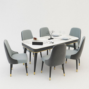 Woodenspace Solid Wood 6 Seater Wooden Dining Set for Dining Room & Kitchen| Rosewood Solid Wood 6 Seater Dining Table