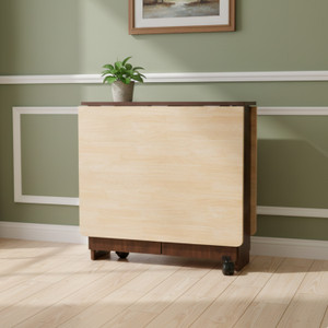 Madainaachi Furniture Eeee Folding / Extentable / Space Saving Engineered Wood 6 Seater Dining Table