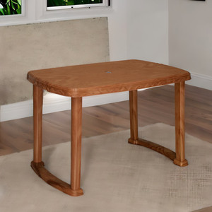 Nilkamal Shahenshah Rectangular 4 Seater Plastic Dining Table for Dining | Living Room Plastic 4 Seater Dining Table