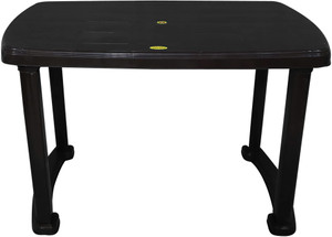 Pal Traders Decora Model Strong and Durable Plastic Table for Home Dining Outdoor Cafeteria Plastic 4 Seater Dining Table
