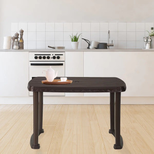 Nilkamal Shahenshah Rectangular 4 Seater Plastic Dining Table for Dining | Living Room Plastic 4 Seater Dining Table