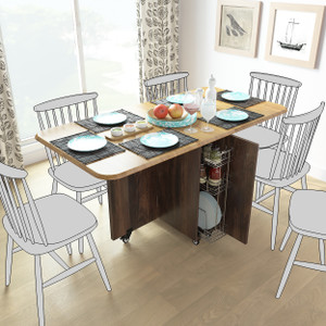 Studio Kook Abba Engineered Wood 6 Seater Dining Table