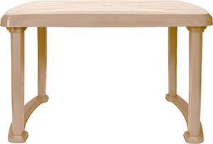 EASYDAY Arjun Plastic Dining Table For Restaurant,Home| Multipurpose Table For Outdoor| Plastic 4 Seater Dining Table