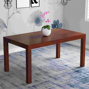 Vinod Furniture Solid Sheesham Wood Six Seater Dining Table For Dining Room | Solid Wood 6 Seater Dining Table