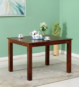 Vinod Furniture Solid Sheesham Wood Four Seater Dining Table For Dining Room/ Hotel | Solid Wood 4 Seater Dining Table