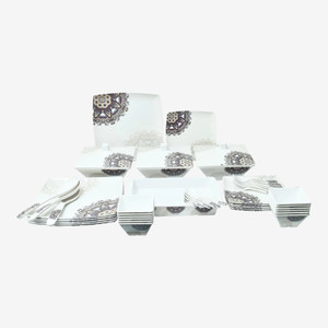 बतानिया Melamine dinner set of 46 pieces 46 का पैक डिनर सेट