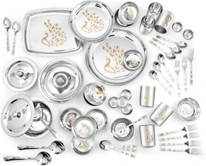 Classic Essentials Peacock 64-Piece Dinner Set - Image 5
