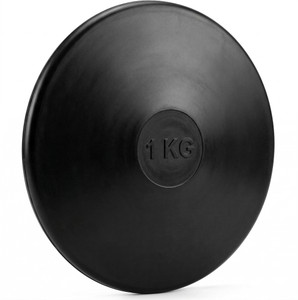 COUGAR Discus Throw , Disc Throw 1Kg , Black Rubber Discuss Sponge Discus Throw Disc