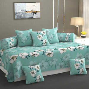 CHHILAKIYA Cotton Floral Diwan Set