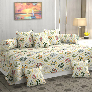 CHHILAKIYA Cotton Floral Diwan Set