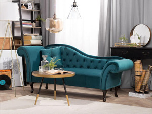 Soul Light Art Chesterfield Chaise Lounge Couch Button Tuffted Velvet Diwan Foam Diwan