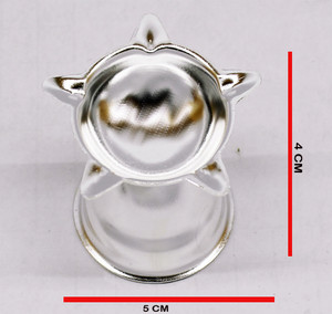 Ojas Niranjan (S) 12Pcs Box Silver Plated (Pack of 12) Table Diya Set
