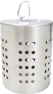 90 Degree Stainless Steel Diya Glass Cover Only with Hook for Akhand Diya Stainless Steel Table Diya