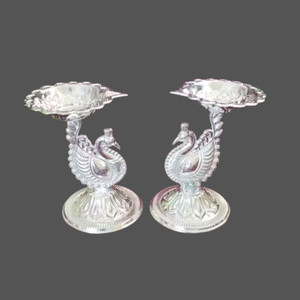 IAE Silver Plated Table Diya Set