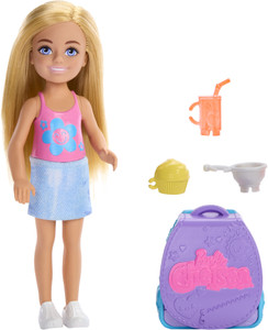 BARBIE Family & Friends Chelsea Cupcake Baking Backpack Chelsea Doll and Accessories