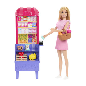 BARBIE Teresa Recipe for Friendship Malibu at the Market Doll & Playset, 11 Accessories
