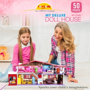 Toyzone My Deluxe Doll House (50 Pcs)