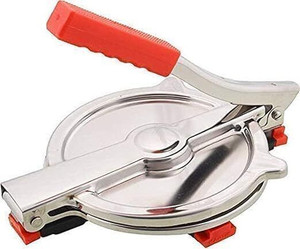 SHIVIM Hot Steel Puri Press Roti Maker Manual Chapati Press Dough Flatten Machine Manual Dough Press