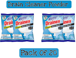 cezliar instant Powder Drain Opener Drain Block Remover (pack of 20*50G ...