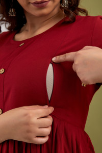 Mialo fashion Women Solid Gown Kurta