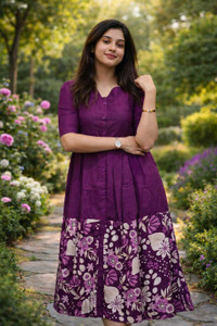 sadhnazon Women Fit and Flare Green Midi/Calf Length Dress