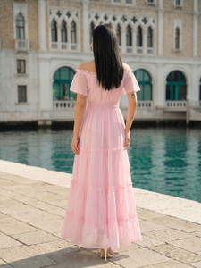 AAYU Women Maxi Pink Full Length Dress
