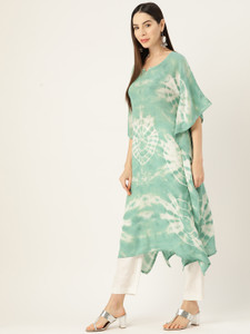 maaesa Printed Crepe Women Kaftan