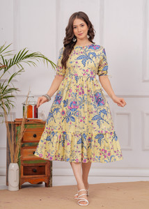 CLOTHI FAB Women Printed Anarkali Kurta