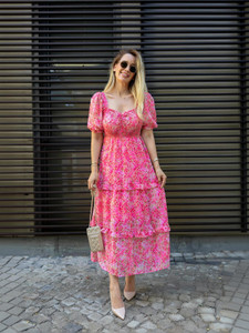 METRONAUT Women Maxi Pink Full Length Dress