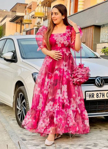 indianrani Flared/A-line Gown