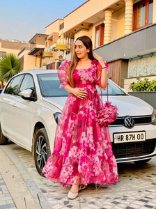 indianrani Flared/A-line Gown