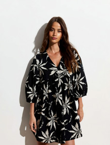 METRONAUT Women Fit and Flare Black Mini/Short Dress